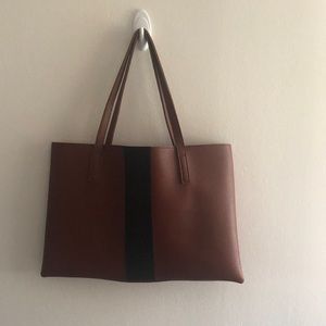 Leather tote
